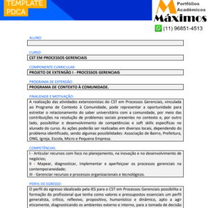 Portfólio Individual Projeto de extensão I - Processos Gerenciais