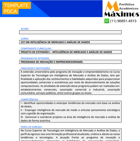 Projeto de extensão I – Inteligência de mercado e análise de dados