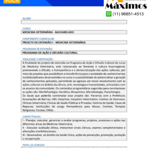 Portfólio Projeto de extensão I - Medicina Veterinária